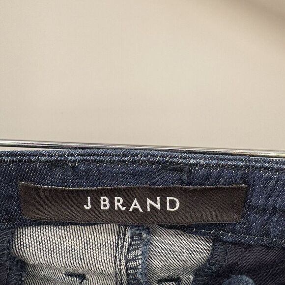 J Brand Cleo in Deluxe Mid Rise Crop Trouser Womens Tapered Ankle Jeans 27 $198 - Picture 3 of 8